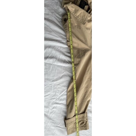 Vintage Pendleton Women’s Size XL Khaki Brown Long Trench Pea Coat Belt Strap - Picture 8 of 16